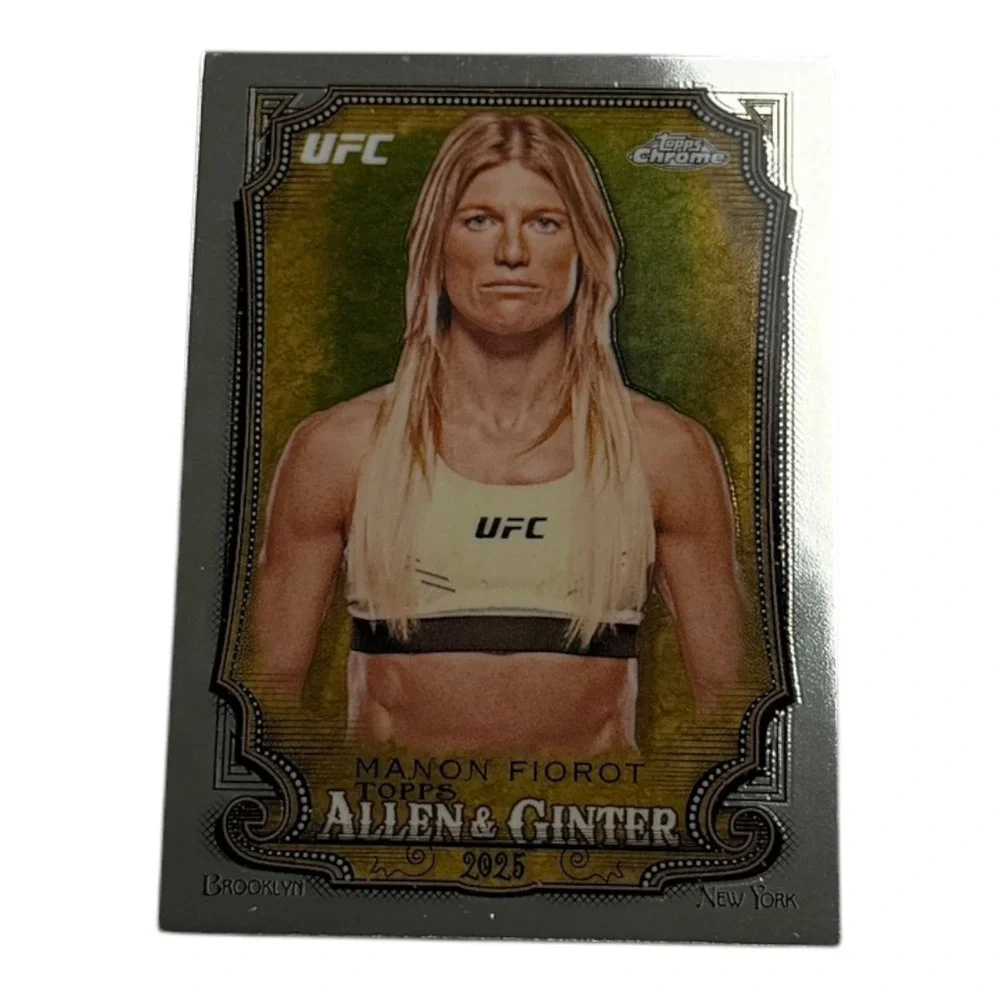 2025 Topps‎ Allen & Ginter Chrome UFC Manon Fiorot AAG-9 Flyweight Card